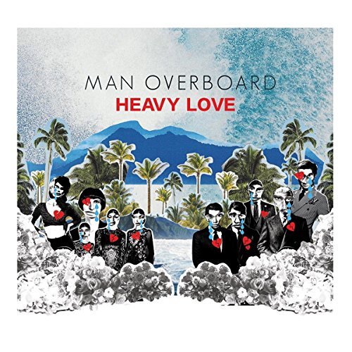 Man Overboard Heavy Love Ultra Clear W Sea Blue Red Splatter Vinyl 