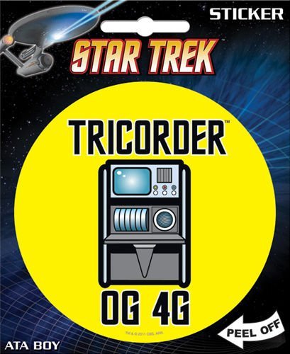 Sticker/Star Trek-Tricorder Og 4g