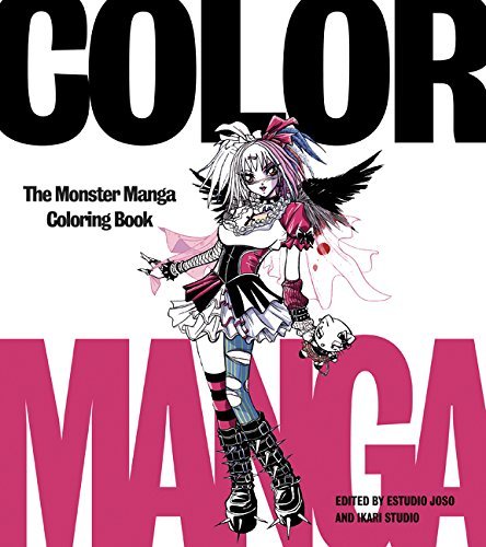 Estudio Joso Color Manga The Monster Manga Coloring Book 