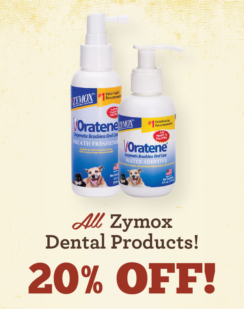 All Zymox Dental Products 20 percent off