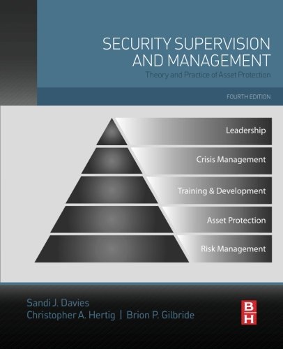 Ifpo Security Supervision And Management Theory And Practice Of Asset Protection 0004 Edition;revised 