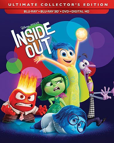 Inside Out Inside Out 3d Blu Ray DVD Dc Pg 