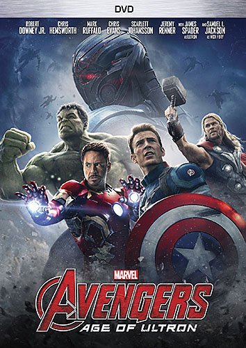 Avengers Age Of Ultron Downey Jr. Hemsworth Evans Johansson Ruffalo DVD Pg13 