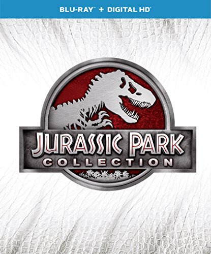 Jurassic Park (with Jurassic World) Collection Blu Ray Dc 4 Movie Pack 