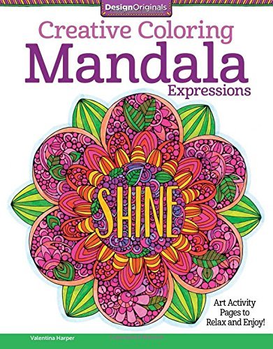 Valentina Harper/Creative Coloring Mandala Expressions@CLR CSM