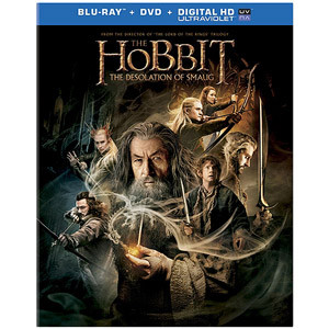 Hobbit Desolation Of Smaug Mckellen Freeman Armitage Blu Ray DVD Uv 