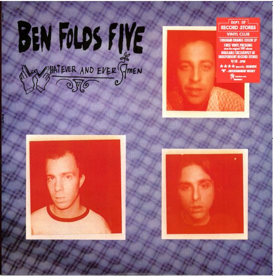 Ben Folds Five/Whatever & Ever Amen (Orange)@Limited Orange Vinyl