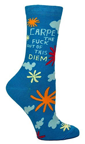 Carpe Diem/Ladies Crew Socks