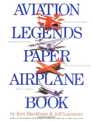 Ken Blackburn/Aviation Legends Paper Airplane Book