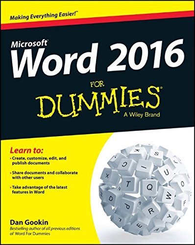 Dan Gookin/Word 2016 for Dummies