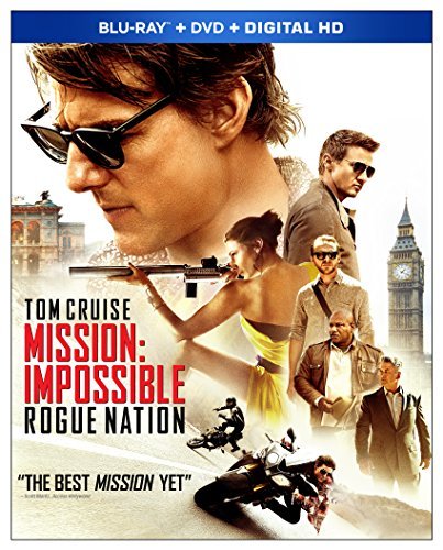 Mission Impossible Rogue Nation Cruise Ferguson Renner Blu Ray DVD Dc Pg13 