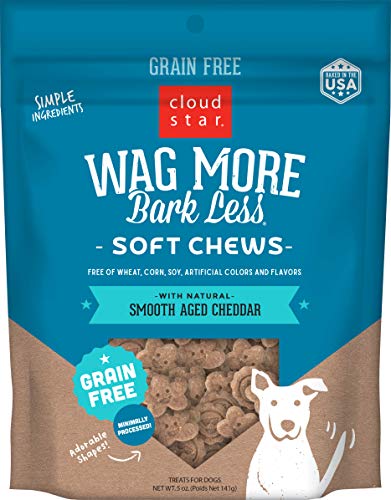 Wag More Bark Less Soft & Chewy Treats: Smooth Aged Cheddar