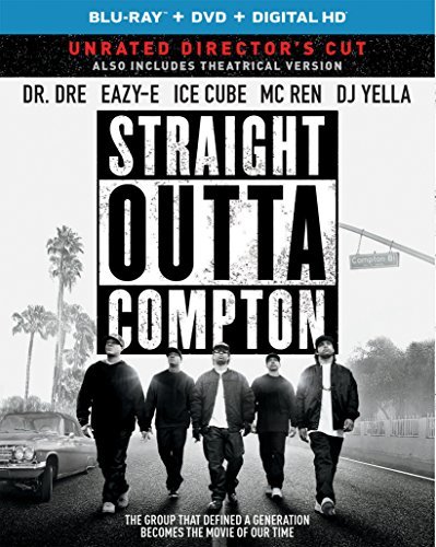 Straight Outta Compton Jackson Hawkins Mitchell Brown Hodge Blu Ray DVD Dc R 