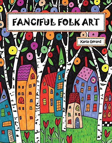 Karla Gerard Fanciful Folk Art Coloring Book 