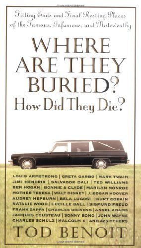 Tod Benoit/Where Are They Buried? How Did They Die?@Fitting Ends & Final Resting Places Of The Famous, Infamous, & Noteworthy