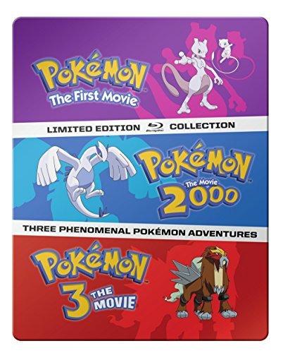 Pokemon Movies 1 3 Collection Blu Ray 