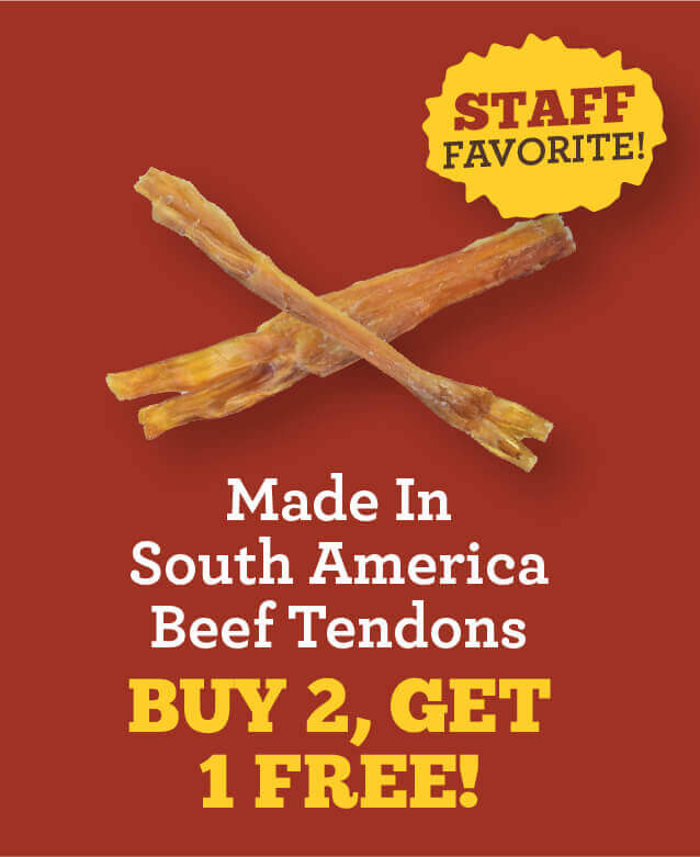 January Specials - Made in South America Beef Tendons Buy 2 Get 1 Free