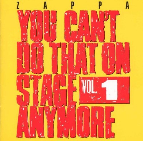 Frank Zappa/Vol. 1-You Can'T Do That On St@2 Cd Set