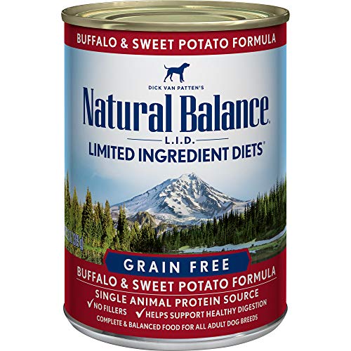 Natural Balance L.I.D. Limited Ingredient Diets® Buffalo & Sweet Potato Canned Dog Formula