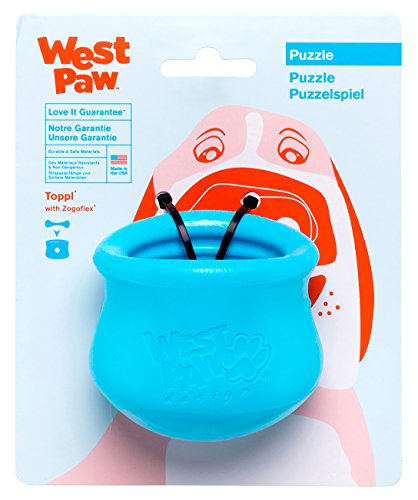 West Paw Toppl® Treat Toy with Zogoflex®: Granny Smith (XL) - The