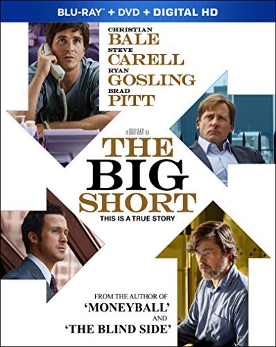 Big Short Bale Carell Gosling Pitt Blu Ray DVD Dc R 