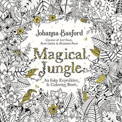 Johanna Basford/Magical Jungle@An Inky Expedition and Coloring Book for Adults