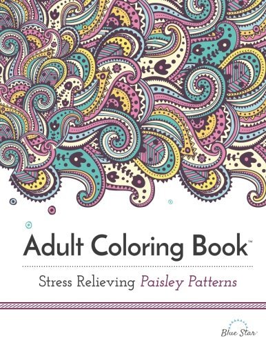 Blue Star Coloring/Adult Coloring Book: Stress Relieving Paisley Patt