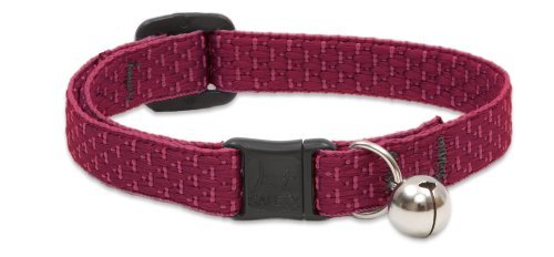 Lupine Eco Safety Cat Collar with Bell - Berry