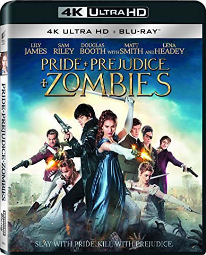 Pride & Prejudice & Zombies/James/Riley/Huston@4K/Blu-ray@Pg13