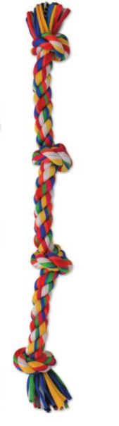 Mammoth Dog Toy - Cloth Rope - 4 Knot