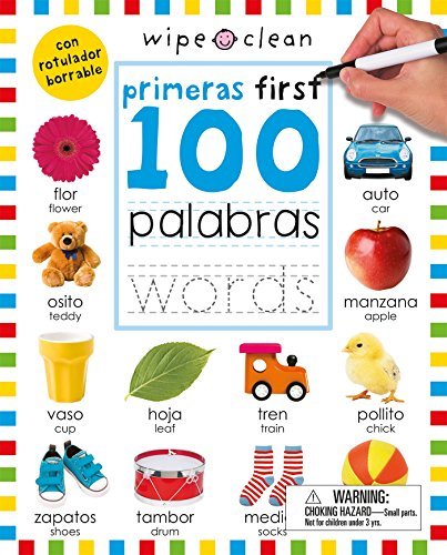Roger Priddy/Wipe Clean@ First 100 Words Bilingual