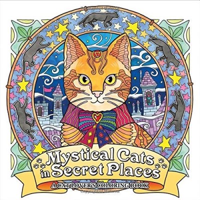 Honoel A. Ibardolaza/Mystical Cats in Secret Places@A Cat Lover's Coloring Book