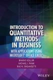 Bharat Kolluri Introduction To Quantitative Methods In Business With Applications Using Microsoft Office Excel 