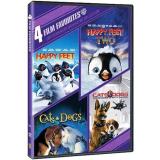 4 Film Favorites Happy Feet Happy Feet 2 Cats & Dogs Cats & Dogs Revenge Of Kitty Galore Critters With Character Collection 