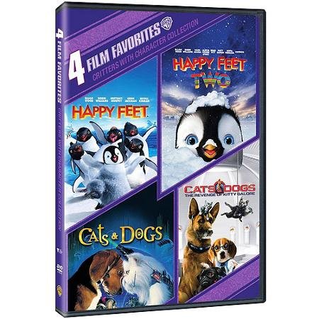 4 Film Favorites/Happy Feet/Happy Feet 2/Cats & Dogs/Cats & Dogs: Revenge Of Kitty Galore@Critters With Character Collection