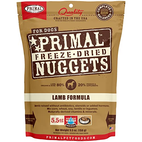 Primal Canine Freeze-Dried Nuggets Lamb Formula