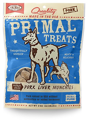 Primal Dog Treats - Pork Liver Munchies