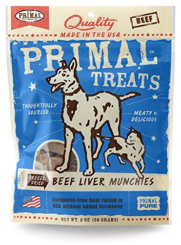 Primal Dog Treats - Beef Liver Munchies