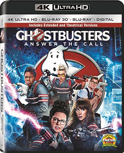 Ghostbusters (2016) Wiig Mccarthy Jones Mckinnon 4k Pg13 