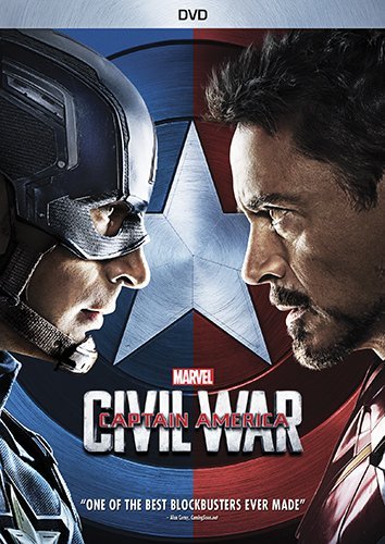 Captain America Civil War Evans Downey Jr. DVD Pg13 