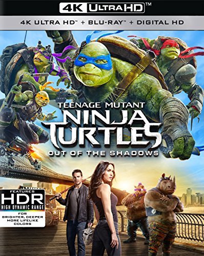 Teenage Mutant Ninja Turtles: Out of the Shadows/Fox/Arnett/Perry@4KHD@Pg13
