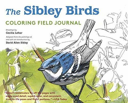 David Allen Sibley The Sibley Birds Coloring Field Journal 