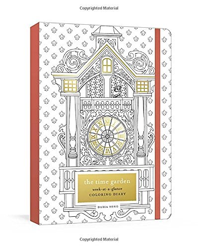 Daria Song The Time Garden Week At A Glance Coloring Diary 