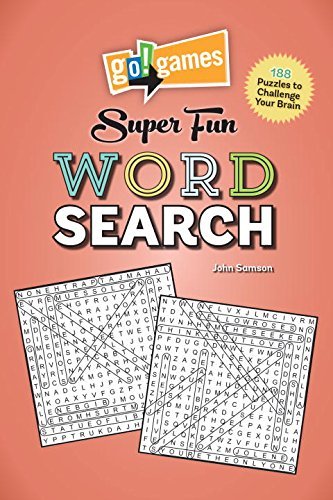 John Samson/Go!games Super Fun Word Search@188 Puzzles to Challenge Your Brain