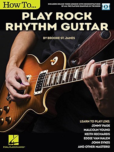 Brooke St James How To Play Rock Rhythm Guitar Book With Online Video Lessons 