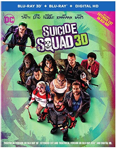 Suicide Squad/Robbie/Leto/Smith@3D/Blu-ray//Dc@Pg13/extended cut