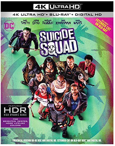 Suicide Squad Robbie Leto Smith 4kuhd Pg13 Extended Cut 