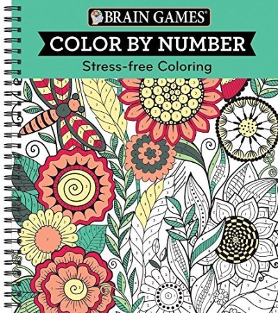 Publications International Ltd./Brain Games - Color By Number: Stress-Free Colorin