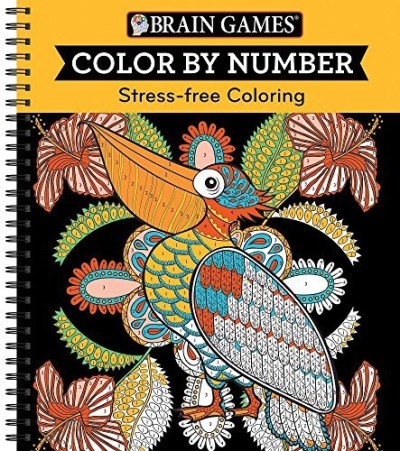Publications International Ltd./Brain Games - Color By Number: Stress-Free Colorin