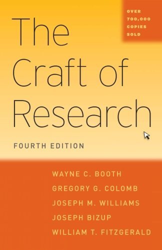 Wayne C. Booth/The Craft of Research@0004 EDITION;